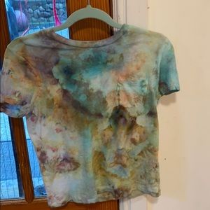 Homemade tie-dye shirt
